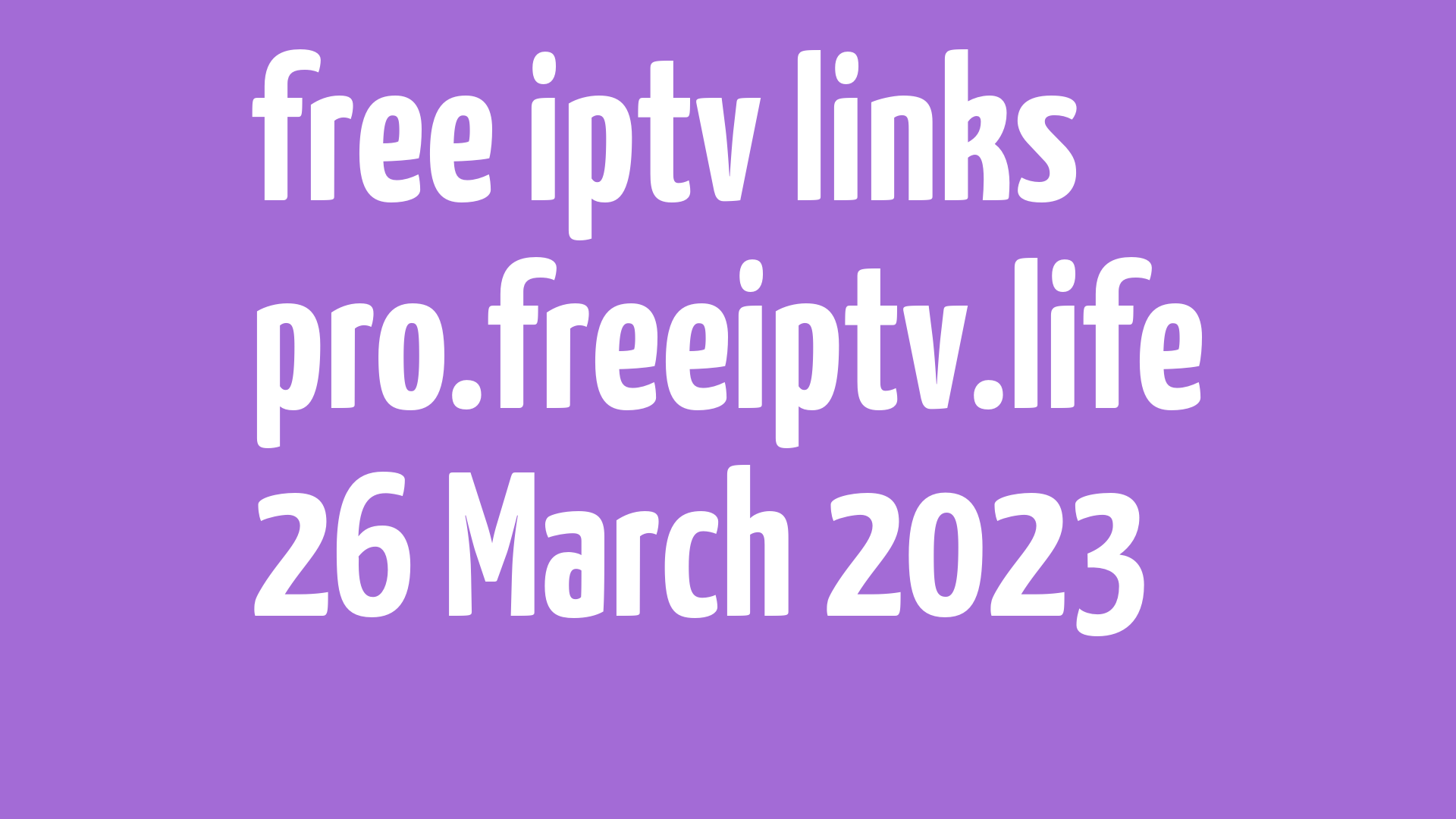 free iptv links 250323